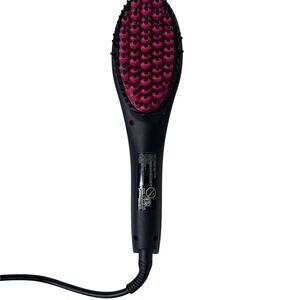 Simply Straight Ceramic Hair Straightening Brush Black Pink SHS-300